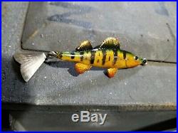 Super Rare Tin Liz Walleye old fishing lure Fred Arbogast