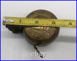 Super Rare! Vintage Pre War Good Luck/? Fortune Double Sided Bicycle Bell USA
