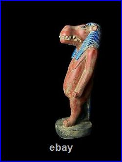 Taweret Goddess Ammit the Devourer, Egyptian Mythology Rare Antique B. C Art