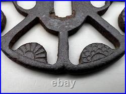 Tsuba Sukashi antique vintage rare Japanese samurai sword katana Ancient art