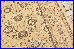 Turkish Rug 88''x123'' Handwoven 7x10 RARE Antique Vintage Sumak Rug 225x313cm