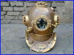US Navy Rare Antique Diving divers Helmet Vintage Marine Deep Sea Scuba Helmet