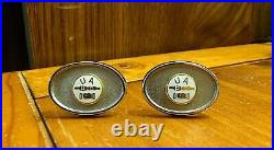Ua plumbers pipefitters union Antique Vintage Rare Pair Cufflinks Gold Filled