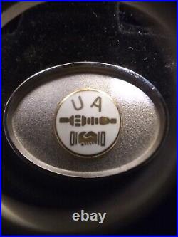 Ua plumbers pipefitters union Antique Vintage Rare Pair Cufflinks Gold Filled