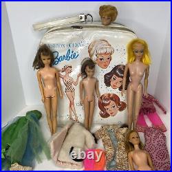 Ultra Rare Vintage 1958 1966 Japan Barbie Blonde Tagged Clothes Skipper 4 Dolls