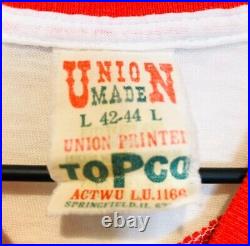 United Farm Workers UFW Cesar Chavez CHICANO RADIO Vintage T-Shirt RARE