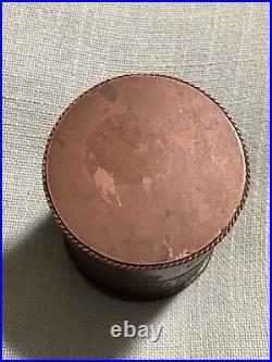 Unusual Rare Antique VTG 3 Cast Bronze Metal Ammo Storage REALLY DETAILED