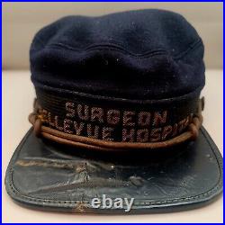 VERY RARE! Antique Vintage Early c. Late 1800s Bellevue Hospital Surgeon Cap Hat