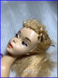 VINTAGE BARBIE #3 Blonde Ponytail Rare Pink Eyeshadow. All Original