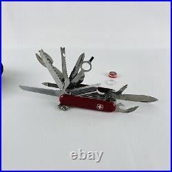 VINTAGE RARE Wenger Delemont Tool Swiss Army Knife Multi-tool With Pouch