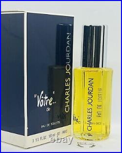 VOTRE DE CHARLES JOURDAN 3 3/1/3 Oz 100ml EDT SPLASH IN BOX VINTAGE- RARE