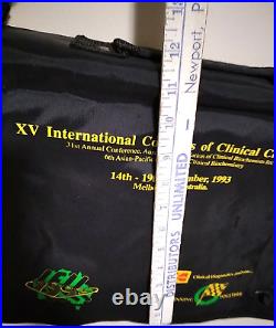 VTG RARE 1993 XV International Congress Of Clinical Chemistry Shoulder Bag