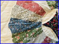 VTG RARE Early's of Witney Bedspread Patchwork Quilt Blanket Throw Handstitched