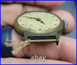 Very Rare Antique New Haven Compensated Military Watch For Repairs