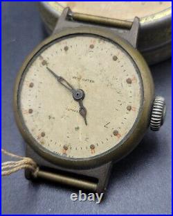 Very Rare Antique New Haven Compensated Military Watch For Repairs