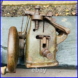 Very Rare Antique Vintage BAND SAW Blade Tooth SETTER Teeth Hand Crank Automatic
