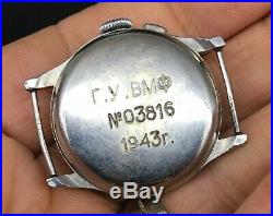Very Rare Russian Navy Lemania Military Chronograph Caliber 13