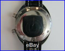 Very Rare Vintage 1970s Heuer Solunar Fishermans Tool Mens Watch Exc Condition
