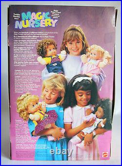 Very Rare Vintage 1990 Magic Nursery Baby Doll 2 Boy Or Girl Mattel New