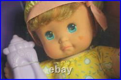 Very Rare Vintage 1990 Magic Nursery Baby Doll 2 Boy Or Girl Mattel New