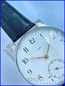 Vintage 1895`s New Cased ENAMELED FACE rare Antique Swiss Men`s Watch