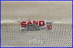 Vintage 1950's Sand Knit Wool Letter Sweater Y Yale Track & Field. Nice. RARE