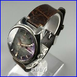 Vintage 1973 KING SEIKO VANAC 5626-7140 Cut Glass Rare Dial Automatic Watch #655
