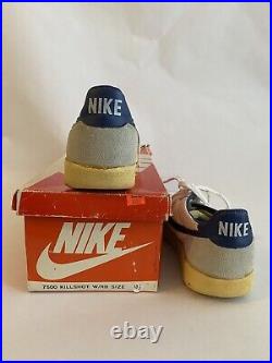 Vintage 1980 Nike Killshot Deadstock 10.5 80s Sneakers Air Jordan 90s Rare Box