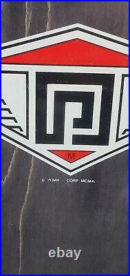 Vintage 1980's Powell Tony Hawk Medallion Skateboard Deck Rare MINI
