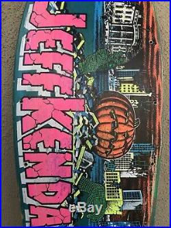 Vintage 1987 Santa Cruz Jeff Kendall Pumpkin skateboard deck Rare Jim Phillips