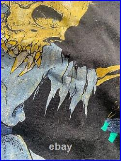 Vintage 1989 Original Metallica PUSHEAD Artwork T Shirt Sz. M RARE