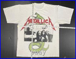 Vintage 1991 Metallica Moscow Russia Concert XL Tour T-Shirt Ultra Rare