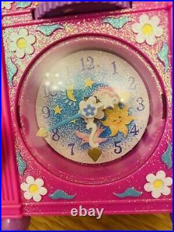 Vintage 1991 Polly Pocket Clock RARE Pink Variation Working