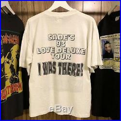Vintage 1993 Sade Love deluxe 1 Of 1 Rare Hip Hop Rap Tee Shirt R&B L/XL VTG