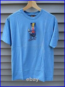 Vintage 2002 Dragon Ball Z shirt M NWT Light Blue Goku Anime Rare New