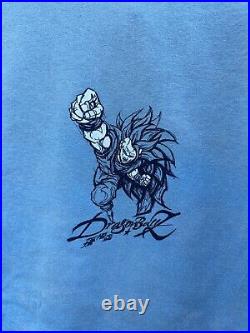 Vintage 2002 Dragon Ball Z shirt M NWT Light Blue Goku Anime Rare New