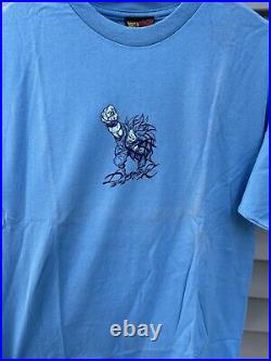 Vintage 2002 Dragon Ball Z shirt M NWT Light Blue Goku Anime Rare New