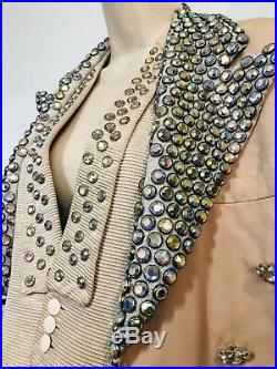 Vintage 50s-60s Western Showgirl Rhinestone Costume. Circus Theater Stage! Rare