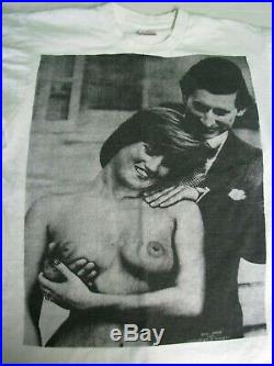 Vintage 80s Princess Diana Topless Savage Shirts Amsterdam T-Shirt Ultra-Rare