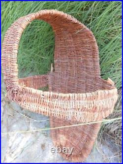 Vintage / Antique Hopi Wicker Full Size Baby Basket Cradleboard Rare2find