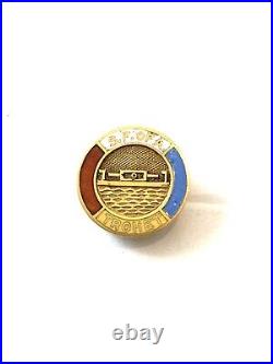 Vintage Antique RARE Scandinavian Fraternity of America 10k Gold Pin