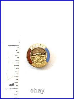 Vintage Antique RARE Scandinavian Fraternity of America 10k Gold Pin