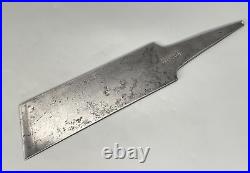 Vintage Antique Rare Huge I & H Sorby 2 5/8 Skew Woodturning Chisel Old Tool