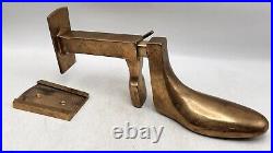 Vintage/Antique Rare Solid Brass Shoe Stretcher Adjustable Store Sizer 10lb /13