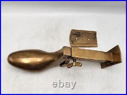 Vintage/Antique Rare Solid Brass Shoe Stretcher Adjustable Store Sizer 10lb /13