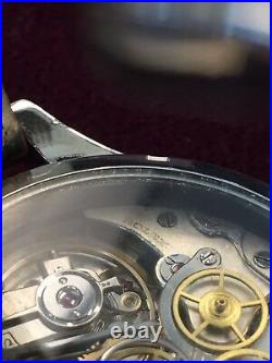 Vintage Antique Rolex Split Second Rattrapante Chronograph Valjoux 55 RARE