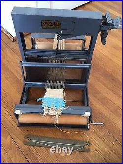 Vintage Antique Structo Artcraft 8 Loom 4 Shaft Tabletop Weaving LOOM Rare Nice
