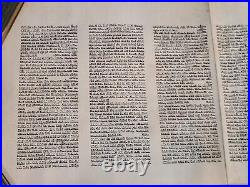 Vintage Antique Torah Hebrew Jewish Bible Scroll Over 6 Feet In Length Rare