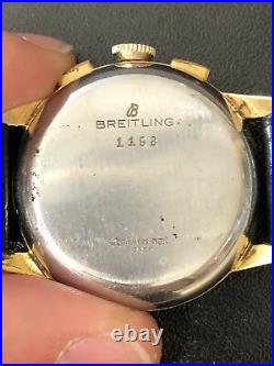 Vintage Breitling 1958 RARE FIND! Bow Tie Dial