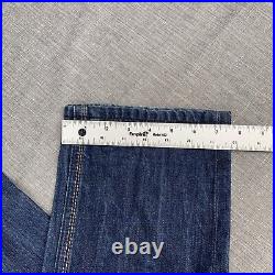 Vintage China RARE Distressed Jeans Embroidered Button Fly Size 30